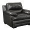 Wilton Sofa & Loveseat in Black Leather Match w/Options