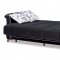 Zigana Sofa Bed in Black Fabric by Casamode w/Options