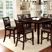 Woodside II Counter Ht Dining Room Set 7Pc CM3024PT in Espresso