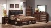 B2750G Bedroom in Cherry w/6 Drawer Bed & Optional Casegoods