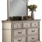 Anastasia Bedroom Set 5Pc B1731 in Pewter by NCFurniture