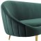 Sublime Sofa in Green Velvet Fabric by Modway