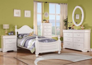 30120 Classique Kids Bedroom in White by Acme w/Options [AMKB-30120 Classique]