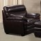 Scottsdale Sofa & Loveseat Set in Brown Leather - Leather Italia