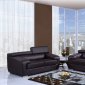 U7090 Sofa in Chocolate Bonded Leather by Global w/Options