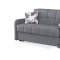 Stella Sofa Bed Convertible in Grey Fabric by Empire