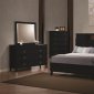 Black Finish Holland Modern Bedroom w/Options By Coaster