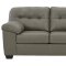 Donlen Sofa & Loveseat Set 59702 in Gray Faux Leather by Ashley