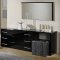 Moon Black & Silver 5Pc Bedroom Set by VIG w/Options