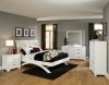 White Modern 1313W Astrid Bedroom by Homelegance w/Options