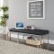 Loft Bench in Black, White or Tan Leather by Modway w/Options