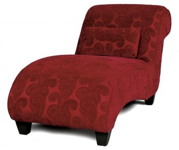 500-343 Chaise in Monaco Scarlet Fabric - Chelsea Home Furniture [CHFCL-AC-500-343 Monaco Scarlet]