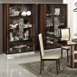 Roma Dining Table in High Gloss Walnut by ESF w/Options