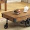 701458 Coffee Table 3Pc Set in Distressed Wood by Coaster