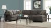 Big Kahuna Sectional Sofa in Charcoal Fabric w/Options