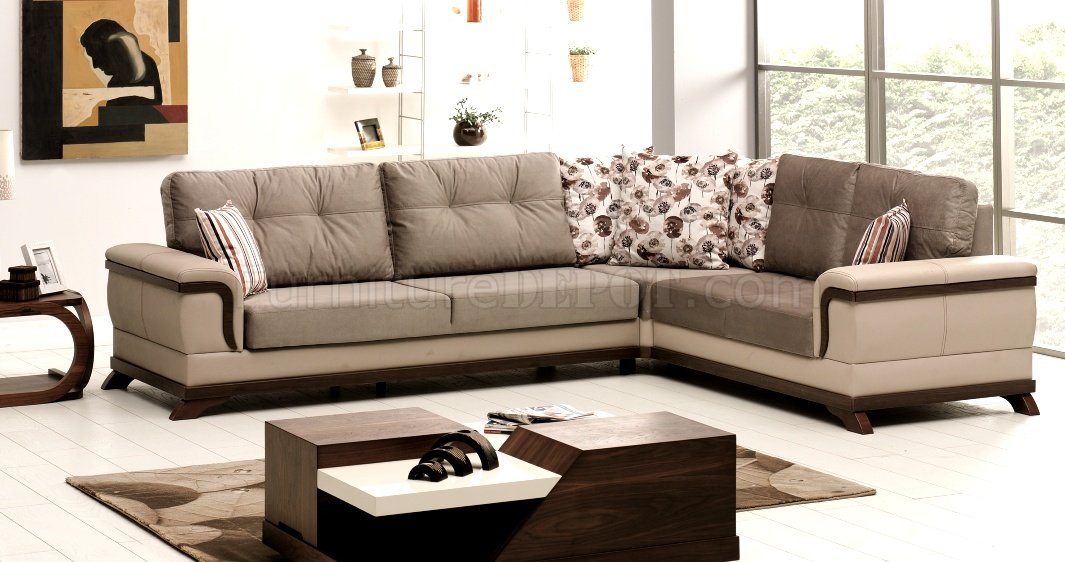 vento sectional sofa bed