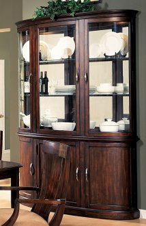 Distressed Cherry Contemporary Formal Buffet w/Optional Hutch