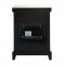 Noralie Electric Fireplace 90868 in Mirrored by Acme