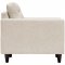 Empress Sofa in Beige Fabric by Modway w/Options