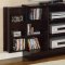 Deep Cappuccino Finish Stylish Tv Stand W/CD Storages