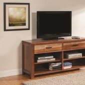 700074 TV Stand in Natural Brown by Coaster