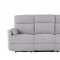 U8571 Power Motion Sofa in Light Gray Fabric by Global w/Options