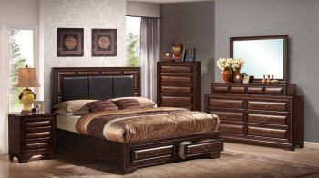 B2750G Bedroom in Cherry w/2 Drawer Bed & Optional Casegoods [EGBS-B2750G-JD-2DR]