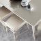 Nightfly White Dining Table by Rossetto w/Extensions & Options