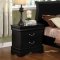 CM7825BK Louis Philippe II Bedroom in Black w/Options