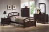 San Marino Kids Bedroom 4Pc Set 14985 in Dark Walnut w/Options