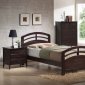 San Marino Kids Bedroom 4Pc Set 14985 in Dark Walnut w/Options