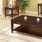 Dark Espresso Coffee, Console & End Table Set w/Storage Drawers