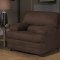 6525 Clara Sofa & Loveseat Set in Java Fabric by Chelsea