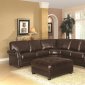 503876 Jovana Sectional Sofa in Bonded Leather Match by Coaster