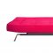 Red or Black Leatherette Modern Convertible Sleeper Sofa