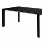 Fiore Extendable Dining Table in Black w/Options by Whiteline