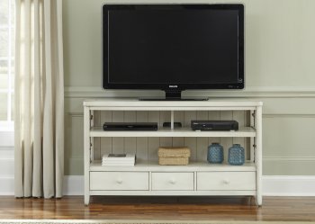 Dockside II 55" TV Stand 469-TV in White by Liberty [LFTV-469-TV-Dockside II]