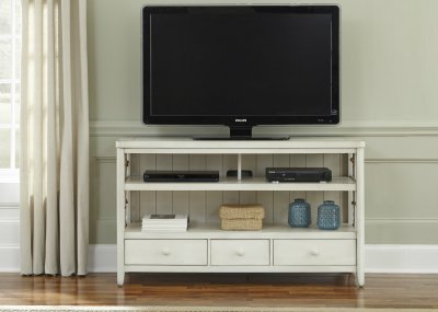 Dockside II 55" TV Stand 469-TV in White by Liberty