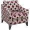 Eggplant Suede Fabric Modern Sofa & Loveseat Set w/Options