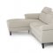 Edelweiss Sectional Sofa 018 in Light Grey Eco-Leather by VIG