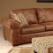 201110 Leah Sectional Sofa in Chestnut Vinyl by Chelsea