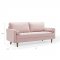 Valour Sofa in Pink Velvet Fabric by Modway w/Options