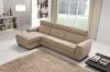 Berna Sectional Sofa Bed in Full Leather by ESF