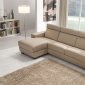 Berna Sectional Sofa Bed in Full Leather by ESF