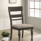 Bridget Dining Set 5Pc 108221 in Brown & Charcoal by Coaster