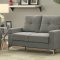 Dorian Adjustable Sofa & Loveseat 52810 in Gray Linen by Acme