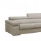 Atlantis Sofa 3Pc Set in Light Grey Bonded Leather by VIG