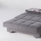 Twist Pure Gray Loveseat Sleeper by Istikbal