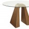 Abbott Dining Table 107921 in Walnut - Scott Living by Coaster