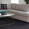 Lola Sectional Sofa 551440 in Gray Velvet by Coaster w/Options